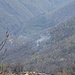 L'incendio che il 14-15/04/2022 ha interessato parte della Val Grande. Appena visibili nella foto le case dell'Alpe Ompio.