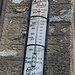 Le thermomètre de l'église de Novaggio me salue  ;-)