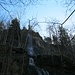 Der Wasserfall von unten gesehen, ...