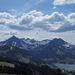 Schwarzsee mit den Bergen des Breccaschlunds