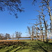 Klostermølle - Am Westufer des Mossø, nahe der Trockenscheune (Tørrelade). 