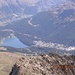 St Moritz mit Grat im Vordergrund