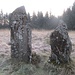 Die Laggangarn Standing Stones, 4000 Jahre alte Zeitzeugen nahe dem Beehive-Bothy