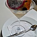Mit Champagner Creme Sorbet im Restaurant Beatus vergeht das warten auf unser Schiff sehr angenehm.