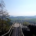 Dort unten liegt Papstdorf.