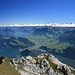 Blick nach Osten - Glärnisch-Massiv, Urner Alpen