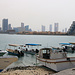 Tag 6 (6.5.):<br /><br />Sicht von der Nachbarinsel  المحرق (Al Muḩarraq) auf die bahrainische Hauptstadt المنامة (Al Manāmah).