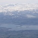 Zürich- und Sihlsee (hinten) aus ca. 3000m Höhe