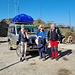 Diese 3 Trekker warten auf die Abfahrt mit dem zweiten Jeep von Pattale nach Takasindu. 