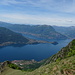 Lago di Como dalla cima del m.Palagia.