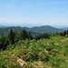 Unterwegs nach Kirchzarten,<br />Links hinter der bewaldeten Bergkette (mein Aufstiegsweg zum Schauinsland) liegt Freiburg