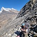 Der Träger Mingma am Akklimatisationstag oberhalb des Schräghangs zum Mera Peak Base Camp auf ca. 5200m