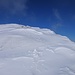 Laaxer Stöckli / Piz Grisch (2898,4m): Die obersten Meter gings über den pickelhart gefroren Südostgrat zum Gipfel hoch. Harscheisen waren defitiv nötig!