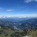 Blick nach Norden über den Bregenzerwald Richtung Deutschland