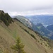 Sicht zum Oberbauenstock. Rechts unten ist Isenthal