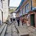 Vor dem Internetcafé in Namche Bazar, wo wir die Amerikaner vom Everest trafen