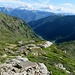 Vista verso valle dall' Alpe Scaredi