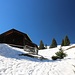 bei der Hütte kommt man ins freie Gelände
