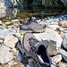 <b>Per questa gita, al posto degli scarponi da montagna, ho calzato per la prima volta gli scarponcini da escursionismo Scarpa Rush Trail GTX, più leggeri degli scarponi, ma con un battistrada Presa dotato di un’adesione altrettanto buona.</b>