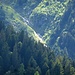 vista sulla cascata prima dell'alpe Motte (teleobiettivo)