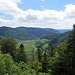 Blick vom Aussichtspunkt "Rabenfelsen" auf Menzenschwand