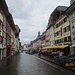 Auch bei Regen pittoresk - die Altstadt von Waldshut