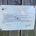 Anschlag an der Alpe Mea => Nur der Verschlag ist offen