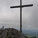 Gipfelkreuz der Wasserwand. Leider ohne Sonne :(