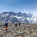 Auf dem Unteraargletscher, wobei Gletscher man wegen des Schutts nie direkt betritt