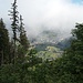 Blick hinunter nach Feldkirch