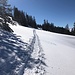 Schneeschuh laufen bei besten Verhältnissen