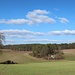 Gewellte Landschaft auf dem Weg nach Pottenstein.