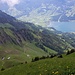 Blick vom Pt. 2028 zur Alp Astel 