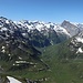 Blick ins grüne Engelberger Tal