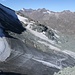 Da colle del Leynir il sofferente  ghiacciaio della Vaudaletta  si scioglie nella Val di Rhemes.