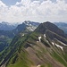 Blick vom Rossalpelispitz zum Zindlenspitz