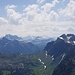 Blick vom Brünnelistock zu den grossen Glarnern