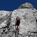 Der "Klettersteig" mit seinen durchaus abenteuerlichen (wackeligen) Leitern