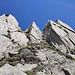canale di discesa dal Chilchhorn-Sudgipfel, il passaggio giusto è quello di destra (foto fatta a valle, dopo aver disarrampicato)