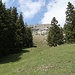 Hier sollte die Route vom Widderfeld auf der Alp Birchboden enden.