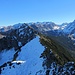 Über das Breithorn schaut man zu Misthaufen&Co