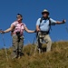 Gill & Neil (aus Padstow, Cornwall) geniessen die wunderbare Aussicht
