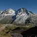 Aussicht von der Fuorcla da Stavelatsch ins Val Lavaz mit Piz Vial, Gaglianera & Valdraus