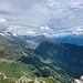 auf dem Foggenhorn - mit Blick zum arg schwindenden Aletschgletscher ...