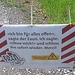der Zaun sprach