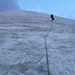 Der steile Aufstieg zum Morgehorn im Blankeis