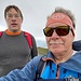 Gipfelselfie - da stehen dem Fotografen ja die Haare zu Berge - auf dem höchsten Punkt der heutigen Wanderung.