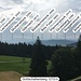 Das Panorama liegt etwas im Dunst.