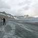 Al3Star, mein mittlerer Sohn war schon öfters mit mir auf dem Gletscher, er durfte uns heute hinauf führen.