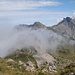 Das Oberberghorn verschwindet in den Wolken 